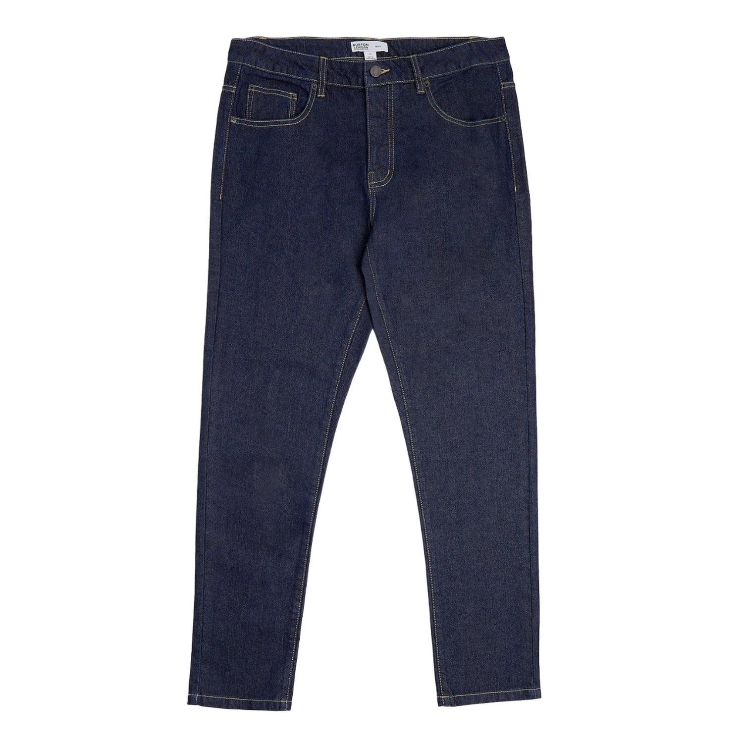 Burton Mens Rinse Slim Jeans (Dark Blue) (30R)