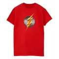 The Flash Womens/Ladies Logo Cotton T-Shirt (Red) (L)