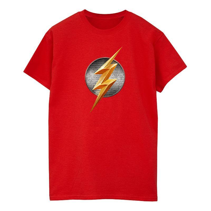 The Flash Womens/Ladies Logo Cotton T-Shirt (Red) (S)