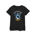 Harry Potter Womens/Ladies Ravenclaw Cotton T-Shirt (Black) (L)