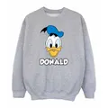 Disney Boys Donald Duck Face Sweatshirt (Sports Grey) (7-8 Years)