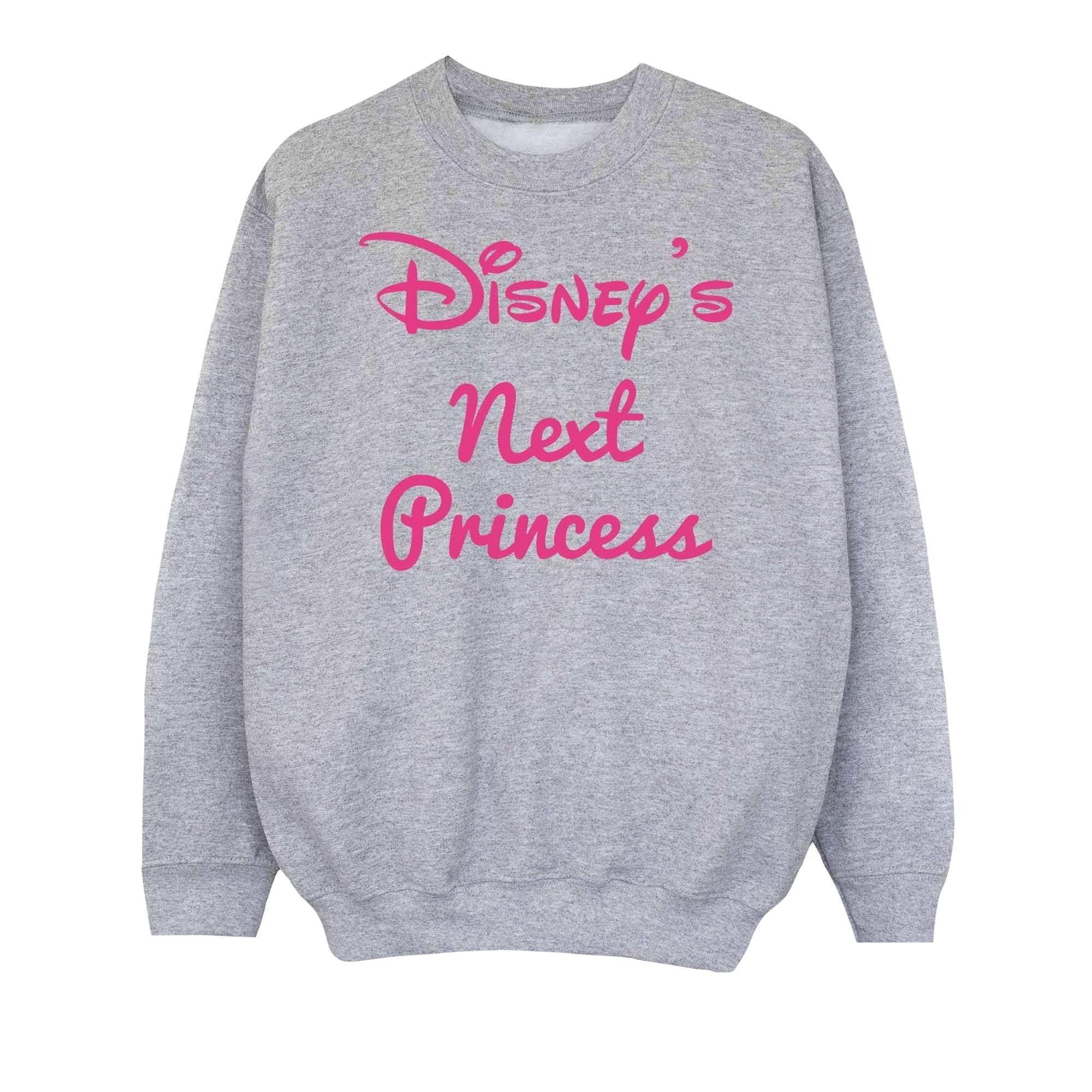 Disney Girls Next Princess Sweatshirt (Sports Grey) (5-6 Years)