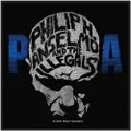 Philip H. Anselmo & The Illegals Face Patch (Black/Grey/Blue) (One Size)