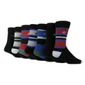 JEFF BANKS 7Pk Jacquard Socks - Mens 7-11