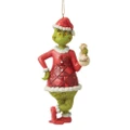 Grinch by Jim Shore Grinch with Bag of Coal Hanging Ornament