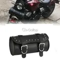 Universal PU Leather Motorcycle Tool Bag Front Fork for Suzuki Intruder Volusia Vs Vl 700 750 800 1400 1500 Burgman 400 650