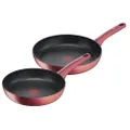 Tefal Perfect Cook Induction Non-Stick Twin Pack Frypans 24/28cm
