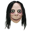 Momo Creepypasta Horror Monster Demon Adult Mens Costume Overhead Mask & Hair