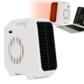 Space Heater Portable Warming Fan Fasting Heating Mode - Temperature Settings Adjustable Winter Warming Up Electric Fan