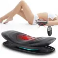 Lumbar Spine Massager Air Pressure Heated Lumbar Traction Hot Compress Vibration Back Pain Relief