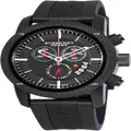 Burberry BU7701 Endurance Chronograph Black Dial Black PVD Men's Watch