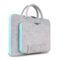 Light Gray Laptop Sleeve for 17 Inch Laptop, Felt Computer Sleeve with Handle for