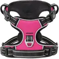 S, Dog Harness, Reflective Anti-Pull Harness for Small Medium Dogs with Padded Handle, 1 Buckle on t
