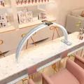 40W Arch Table Nail Lamp white Diamond LED Half Moon Light Shaped Nails Care kit Desktop Arch Ring Led Lights for Beauty