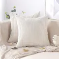 Set of 2 Corduroy Cushion Cover Decorative Pillow Case Sofa Car Home Decor Cushion Covers 45 x 45cm