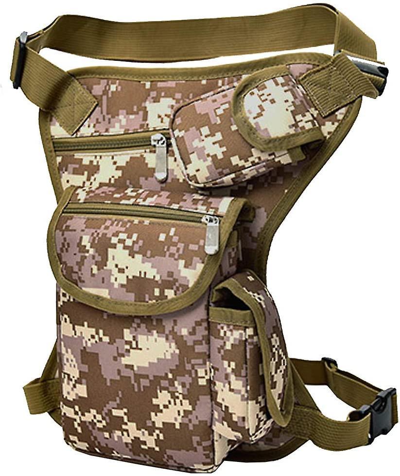 Hiking Fanny Pack Men Women Multi-pocket Drop Leg Bag Tactical Hip Waist Pac