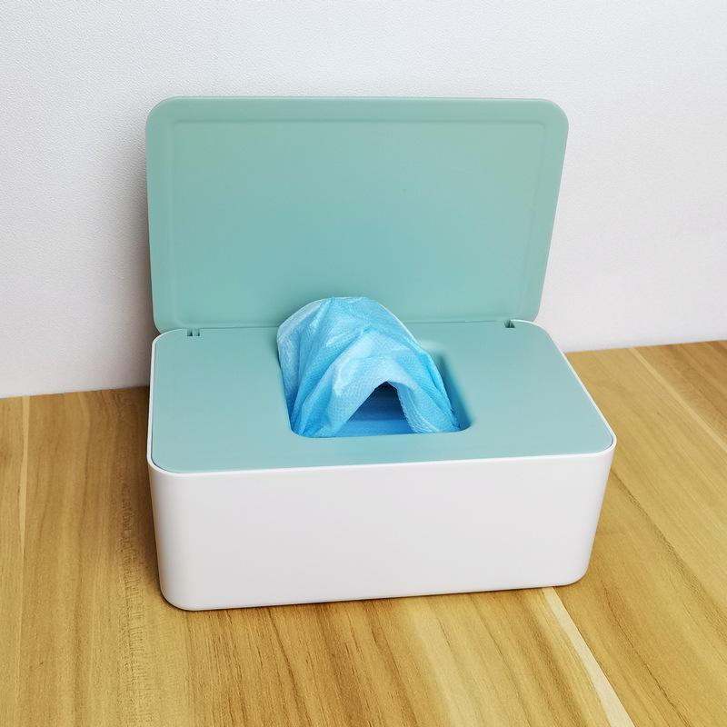 Facial tissue holders mask storage box