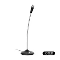 USB Computer Podcast Microphone for Desktop & Laptop with Mute Button - Streaming/Gaming Plug and Play Recording, Mute Button Mic with LED