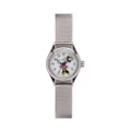 25mm Disney Petite Minnie Mouse Womens Watch With Silver Milanese Metal Band