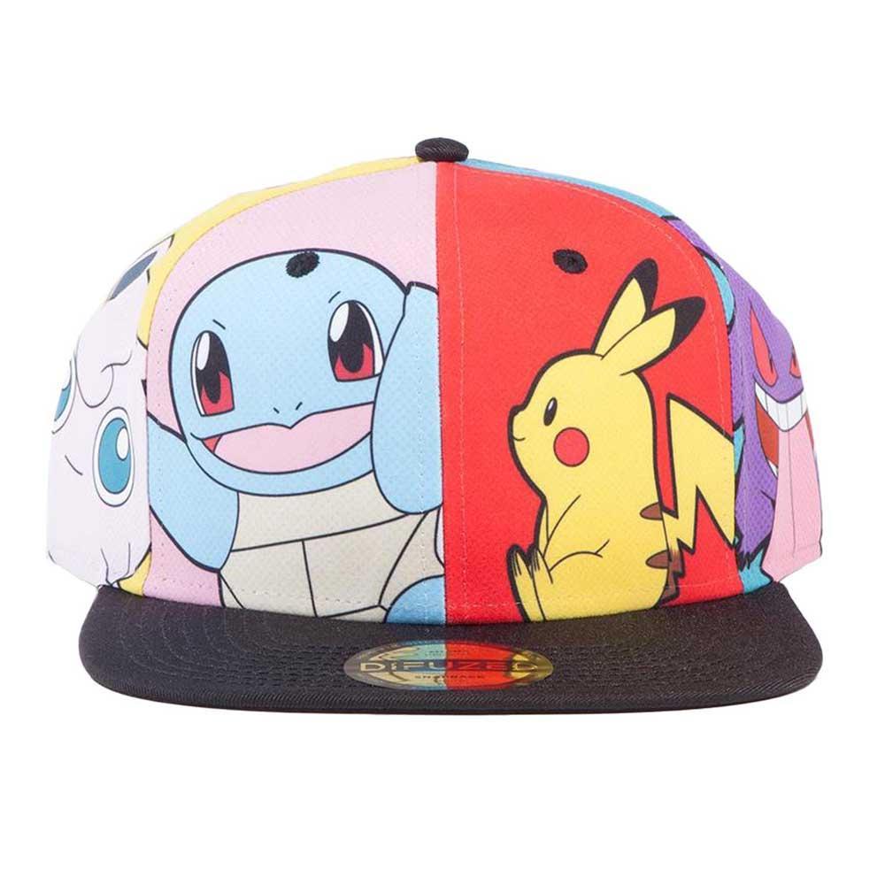 Pokemon Baseball Cap Pop Art Pikuchu Squirtle new Official Snapback One Size