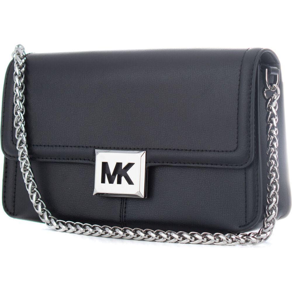 Michael Kors Women's Black Leather Handbag 35F1S6SL3L - Elegant and Versatile