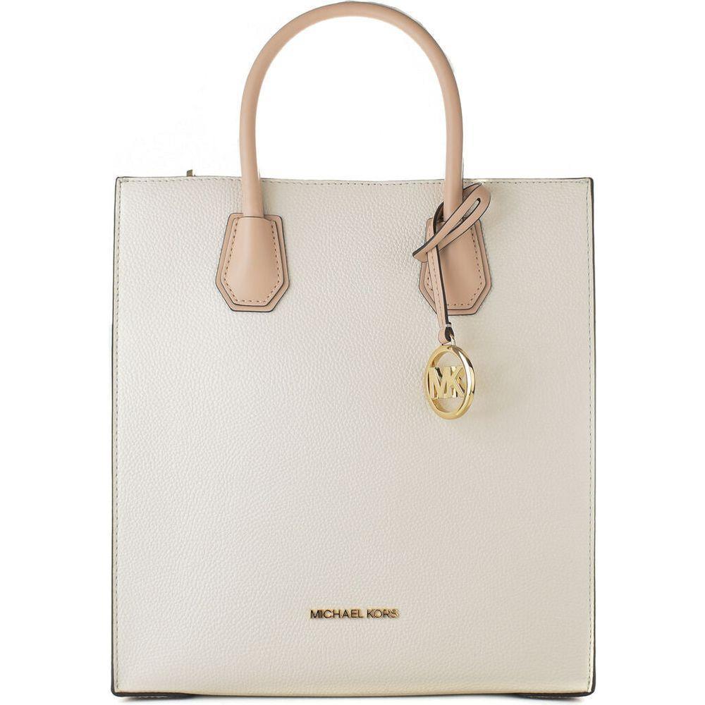 Michael Kors Beige Leather Handbag 35S2GM9T8T-LT-CRM-MULTI for Women