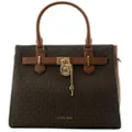 Michael Kors Women's Brown Leather Handbag 35F1GHMS2B - Elegant and Versatile