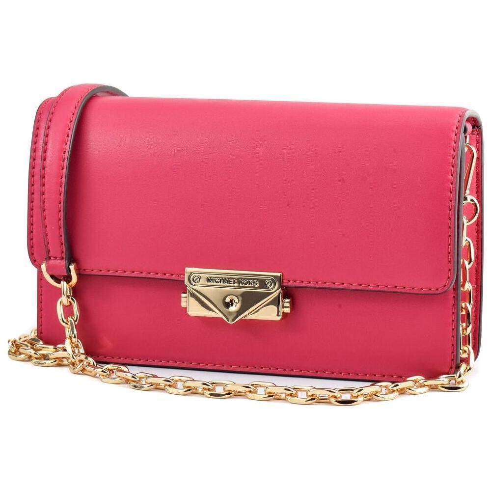 Michael Kors Women's Pink Leather Handbag 35R3G0EC6O-CARMINE-PINK