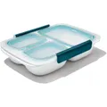 OXO Prep & Go Divided Container 900ml 4.1 Cups 27 x 18 x 6 cm White