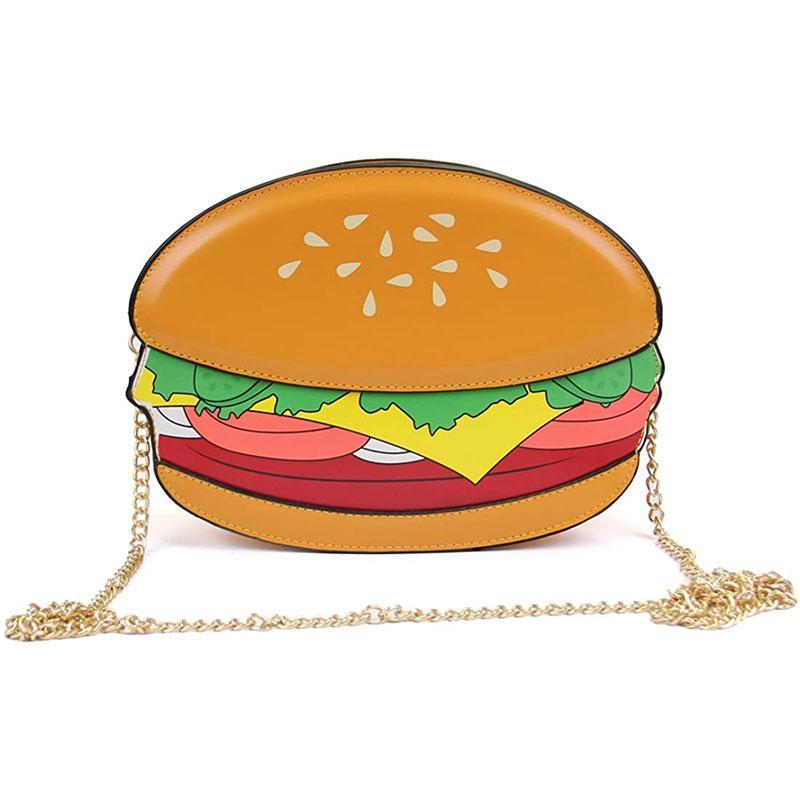 Strapsco Womens Creative Food Style Shoulder Messenger Bag-Hamburger