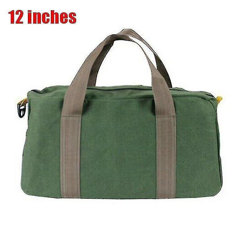 Zipper Bag Small Hand Tool Pouch Tote Storage Organizer Portable Large Capacity1pcsgreen