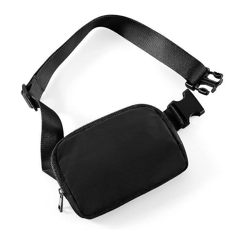 Fanny Packs For Women Men, Fashion Waist Pack Small Belt Bag For Running. (black)(1pcs)