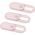 Ultra-thin Webcam Cover(3pieces, Pink)