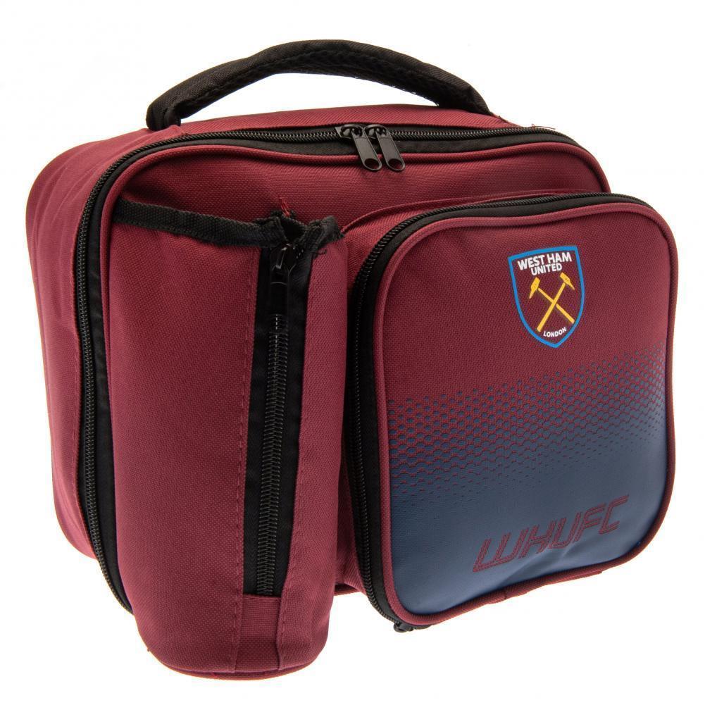 West Ham United FC Fade Lunch Bag (Burgundy) (One Size)