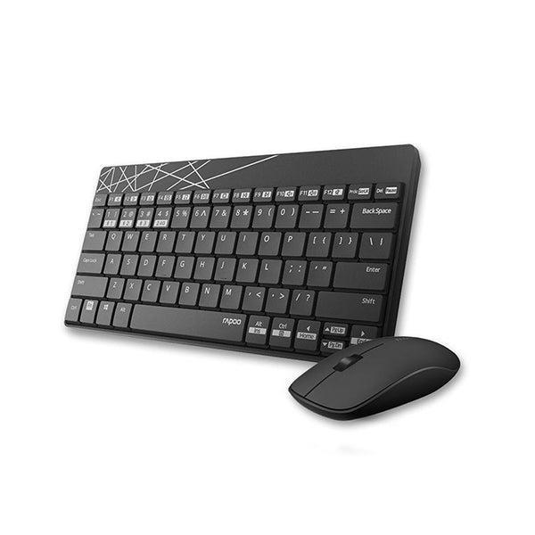 Rapoo 8000M Compact Wireless Bluetooth Keyboard And Mouse Combo