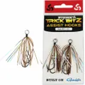 Atomic Trick Bitz Assist Fishing Hook #1, Brown Silver