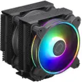 Cooler Master Hyper 622 Halo Black A-RGB with 2 X 120MM RGB LED PWM Fan, 6 Heat