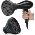Hot Air Diffuser For Curly Hair, Gentle Drying, Defined Curls Without Frizz