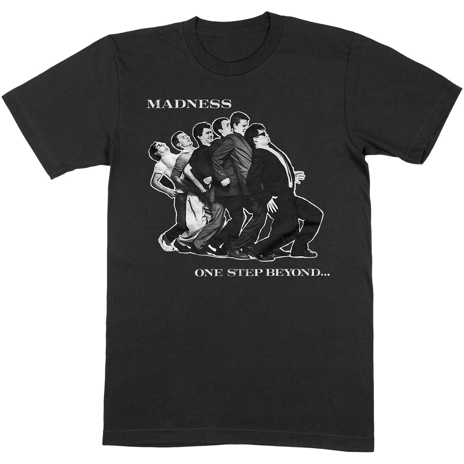 Madness Unisex Adult One Step Beyond Cotton T-Shirt (Black) (L)