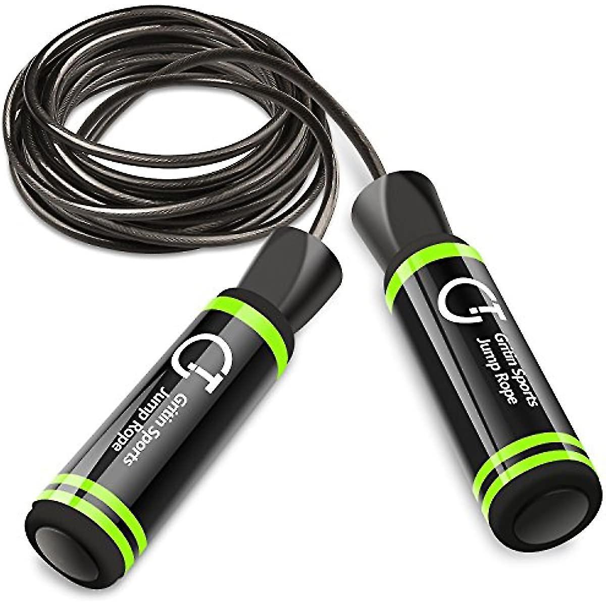 Skipping Rope Speed Jump Rope Soft Memory Foam Handle Tangle-free Adjustable Rope&rapid Ball Bearings Fitness Workouts Fat Burning Exercises B