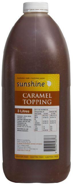 4 X Sunshine Topping Caramel 3L