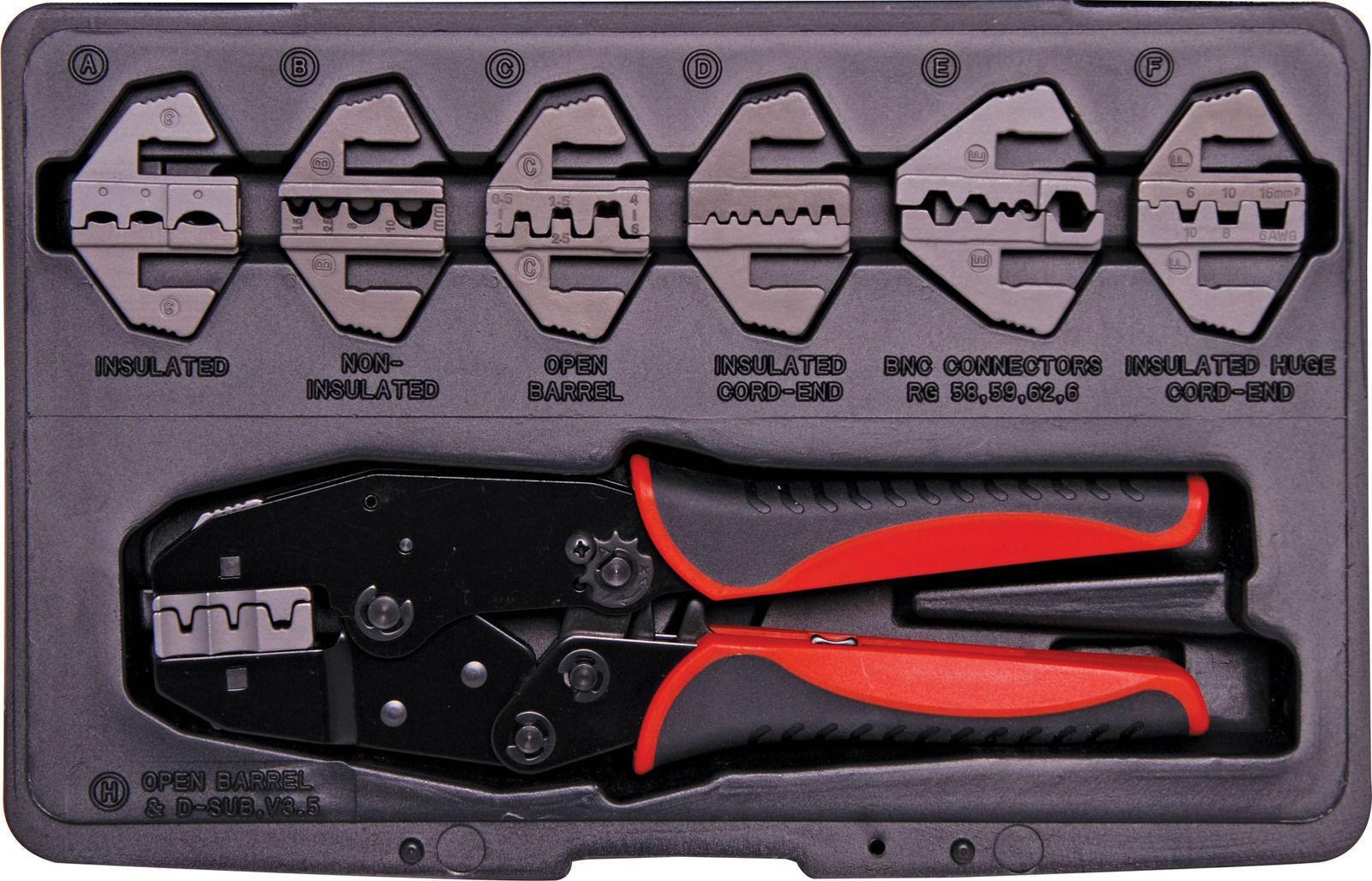 Crimptool Ratchet Multi-Connector Universal Kit