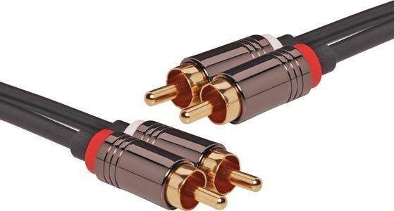 Dynalink 0.75m Stereo 2 RCA Male to 2 RCA Male Cable