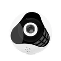 360 ° Panoramic WiFi Indoor Camera, High Definition Night Vision-32GB(White)