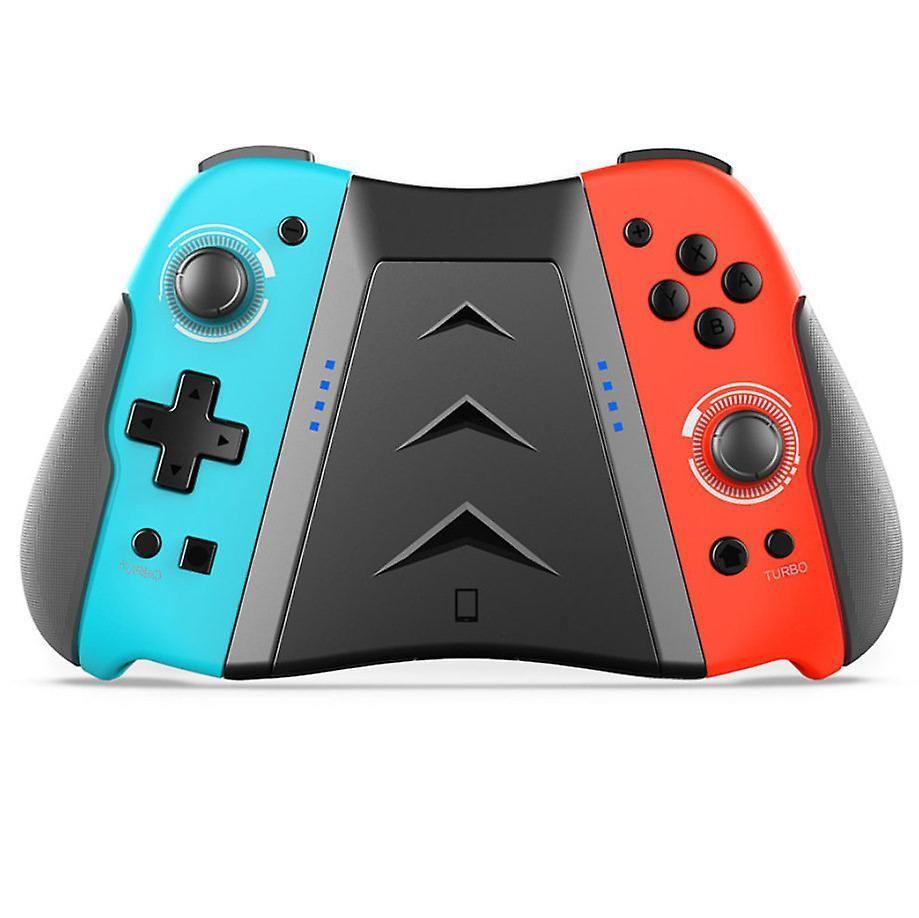 Chronus Wireless Controllers for Nintendo Switch, Wireless Pro Controller for Nintendo Switch, Switch Gamepad with Turbo / Dual Vibration / 6-Axis Gyro(Red blue)