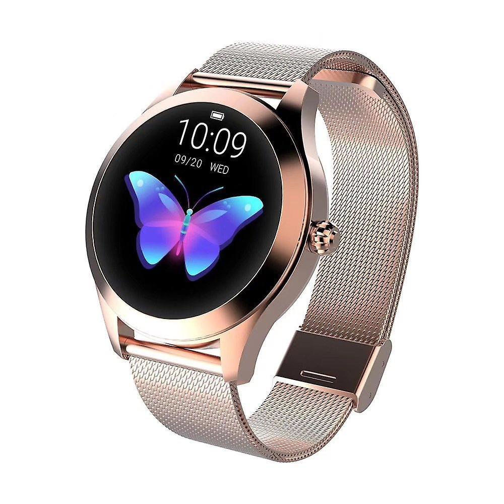 Chronus Smart Watch Men Women with Heart Rate, Connected Bracelet, Pedometer(gold)