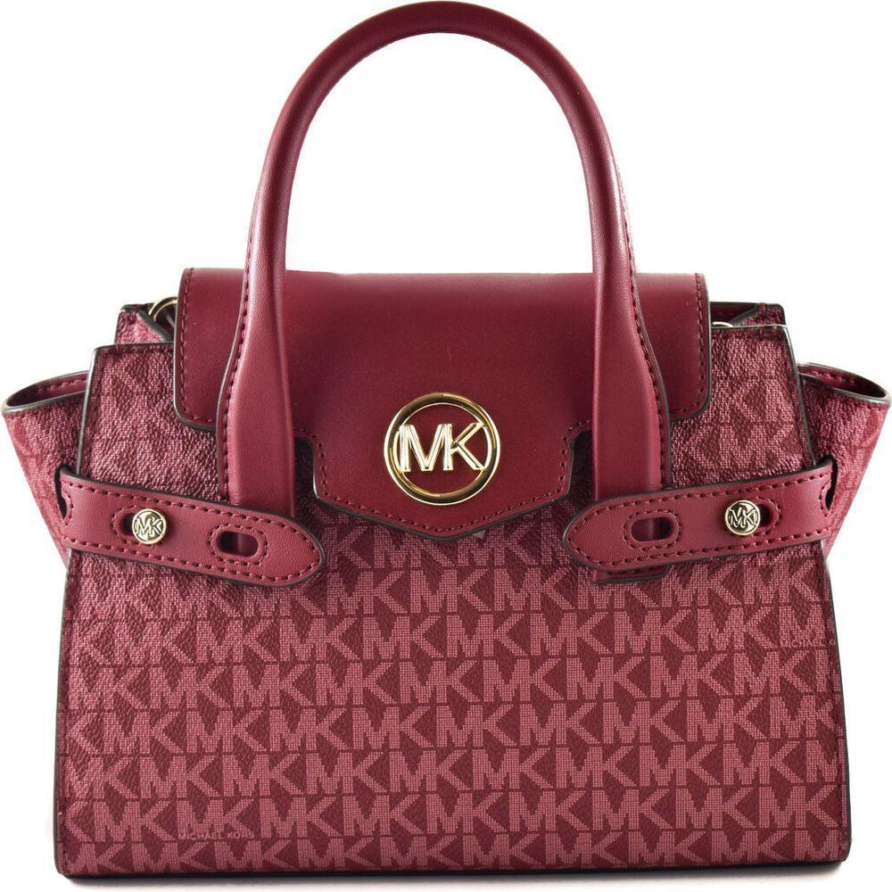 Elegant Red Leather Shoulder Bag for Ladies - Michael Kors Women's Handbag 35S2GNMS1B-MULBERRY-MLT