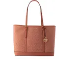 Michael Kors Women's Handbag 35T0GTVT3V-SHERBERT-MLT Pink Leather 40 x 30 x 16 cm - Casual Ladies Fashion Accessory