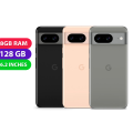 Google Pixel 8 5G (8GB RAM, 128GB, Obsidian) - BRAND NEW