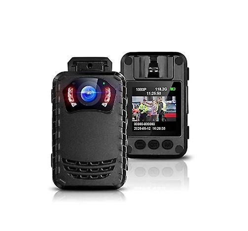 BOBLOV N9 Mini Body Cameras Full HD 1296P Body Mounted Camera Small Portable Night Vision Police Body Camera-32GB(Black)